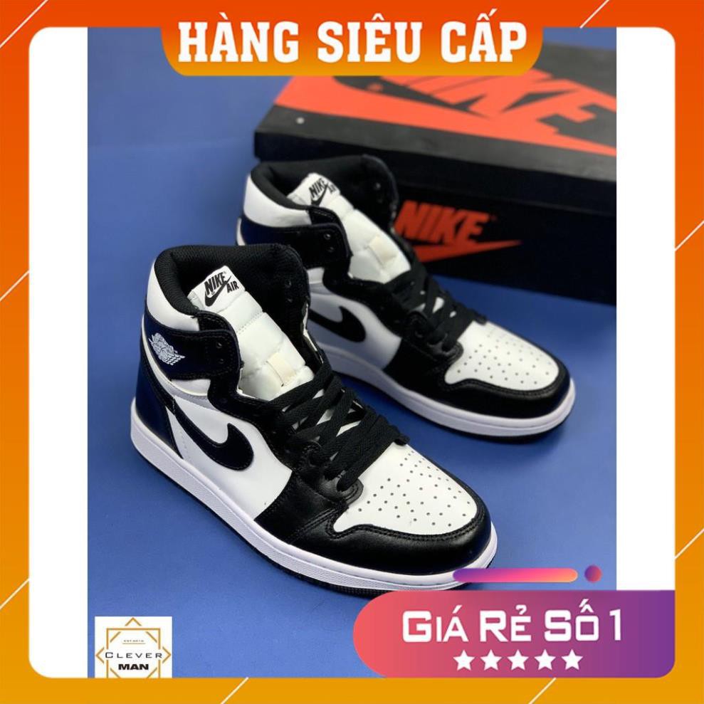 ❤️𝗝𝗼𝗿𝗗𝗮𝗻 𝗣𝗮𝗻𝗗𝗮❤️[FREESHIp –BẢOHÀNH1NĂM]GIÀY SNEAKER NAM NỮ JORDAN CAO CỔ ĐEN TRẮNG HOT TREND