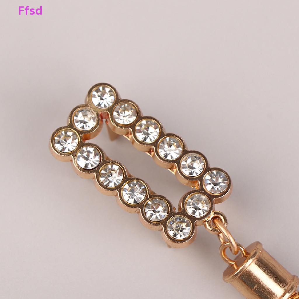 {Ffsd} Mặt Dây Tua Rua Kim Loại Tinh Tế Tự Làm Túi Xách / Mũ Trang Trí Thủ Công DIY
