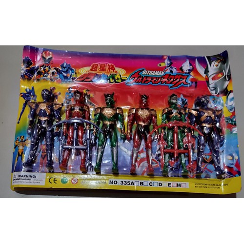 Vỉ đồ chơi 6 anh em siêu nhân 335A