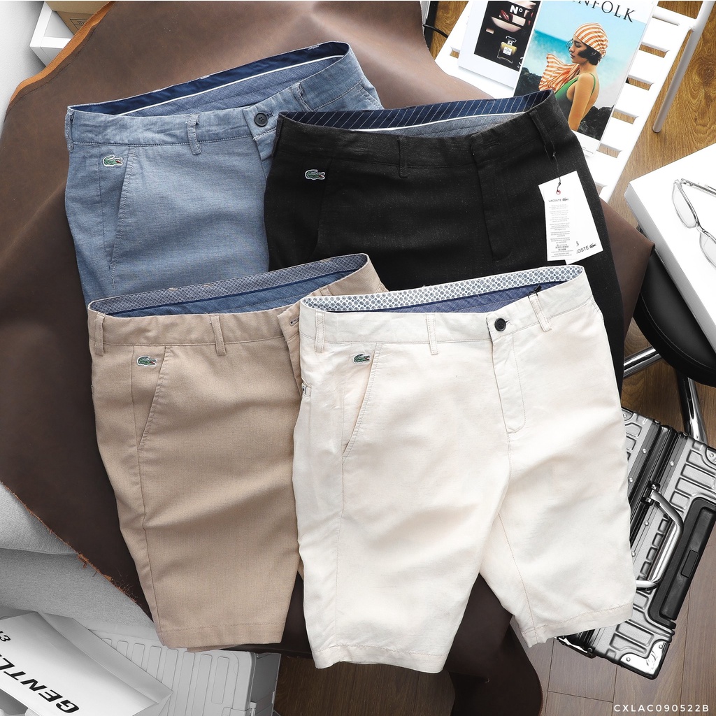 Quần lửng nam/quần short nam chất vải linen cực xịn, form slim fit tôn dáng 9234