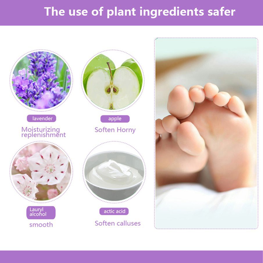 (hàng Mới Về) Mặt Nạ Chân Tẩy Tế Bào Chết Chiết Xuất Hoa Oải Hương Dưỡng Ẩm Làm Trắng Da | BigBuy360 - bigbuy360.vn