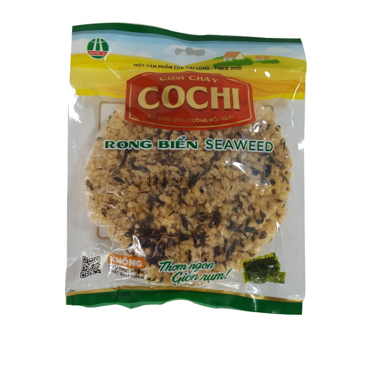 Cơm cháy Đại Long COCHI 65g (Tùy chọn vị Mè đen, Rong biển hoặc Chà bông) Đặc sản Ninh Bình