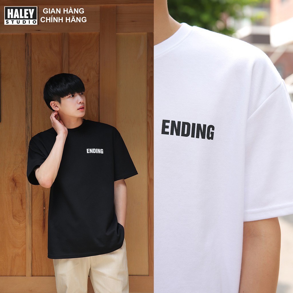 【FREE SHIP】Áo Thun Tay Lỡ nam nữ unisex in ENDING chất vải dày mịn co dãn 4 chiều- BW Fashion