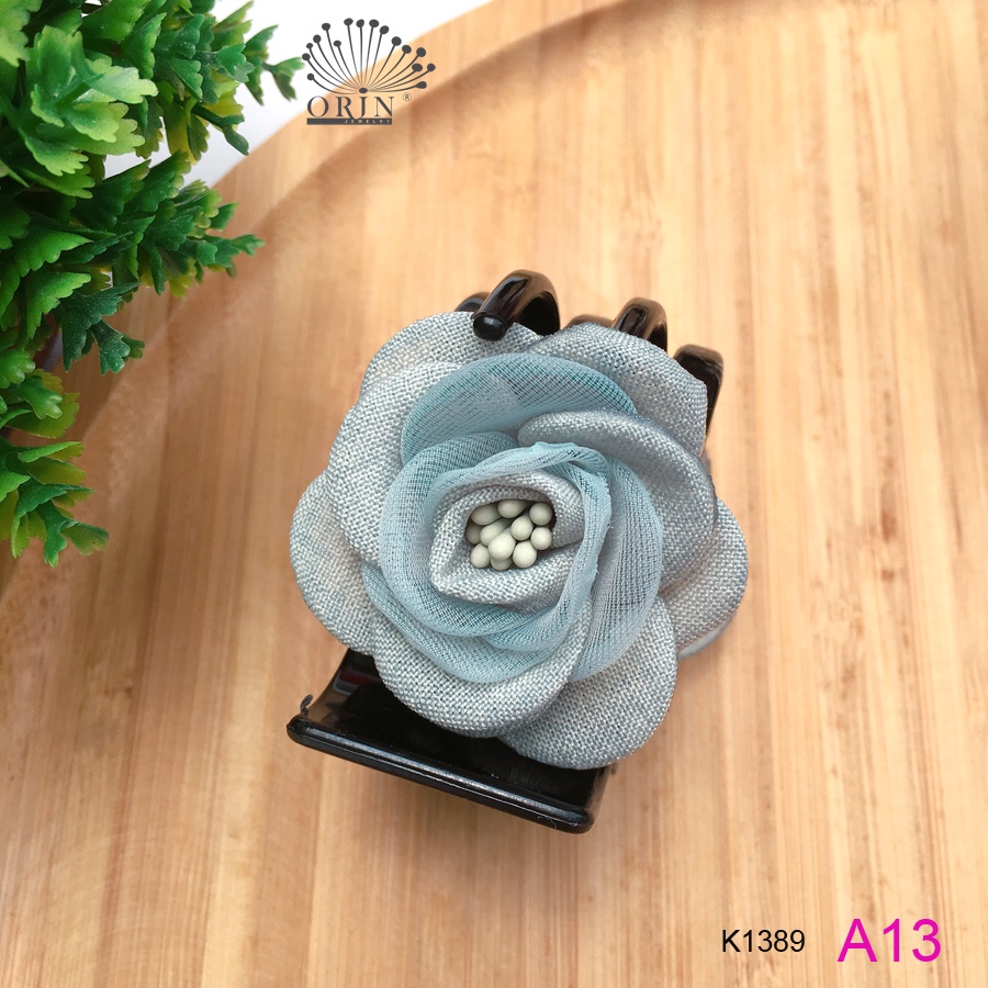 Kẹp tóc càng cua 5 răng, kẹp hoa thời trang cao cấp Orin K1389 đen