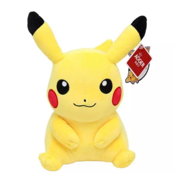 Gấu bông Pokémon Pikachu size 25cm+ tặng 1 hình xăm dễ thương bất kỳ
