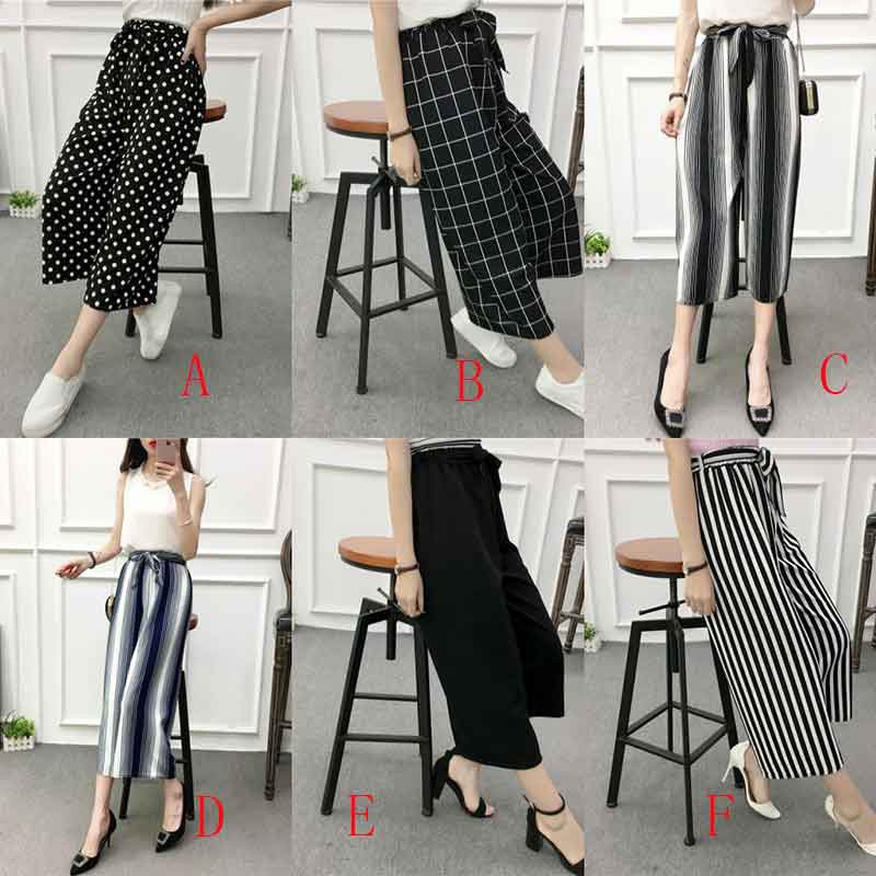 Quần lưng thun cạp cao ống rộng nhiều mẫu | BigBuy360 - bigbuy360.vn