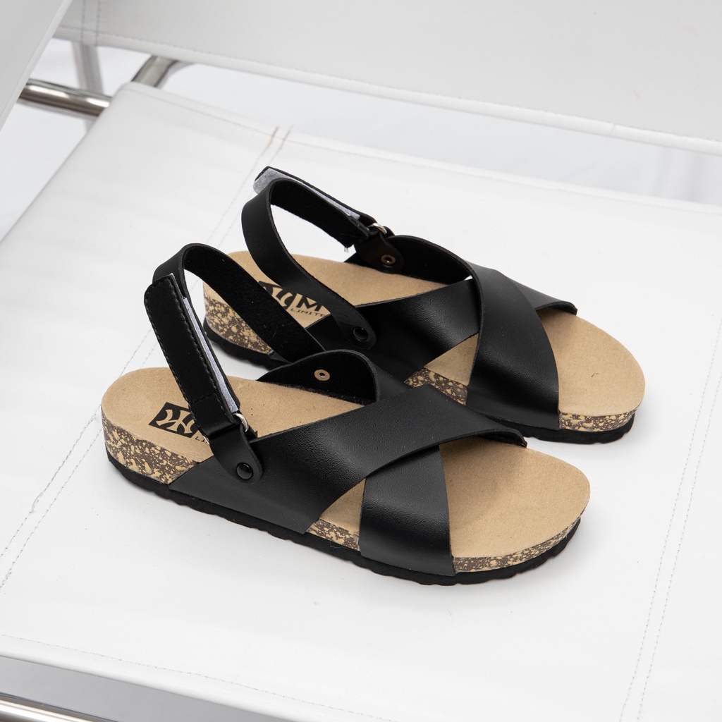 Giày Sandal Nữ 2919 MWC - Giày Sandal Nữ Đế Trấu Quai Chéo Thời Trang