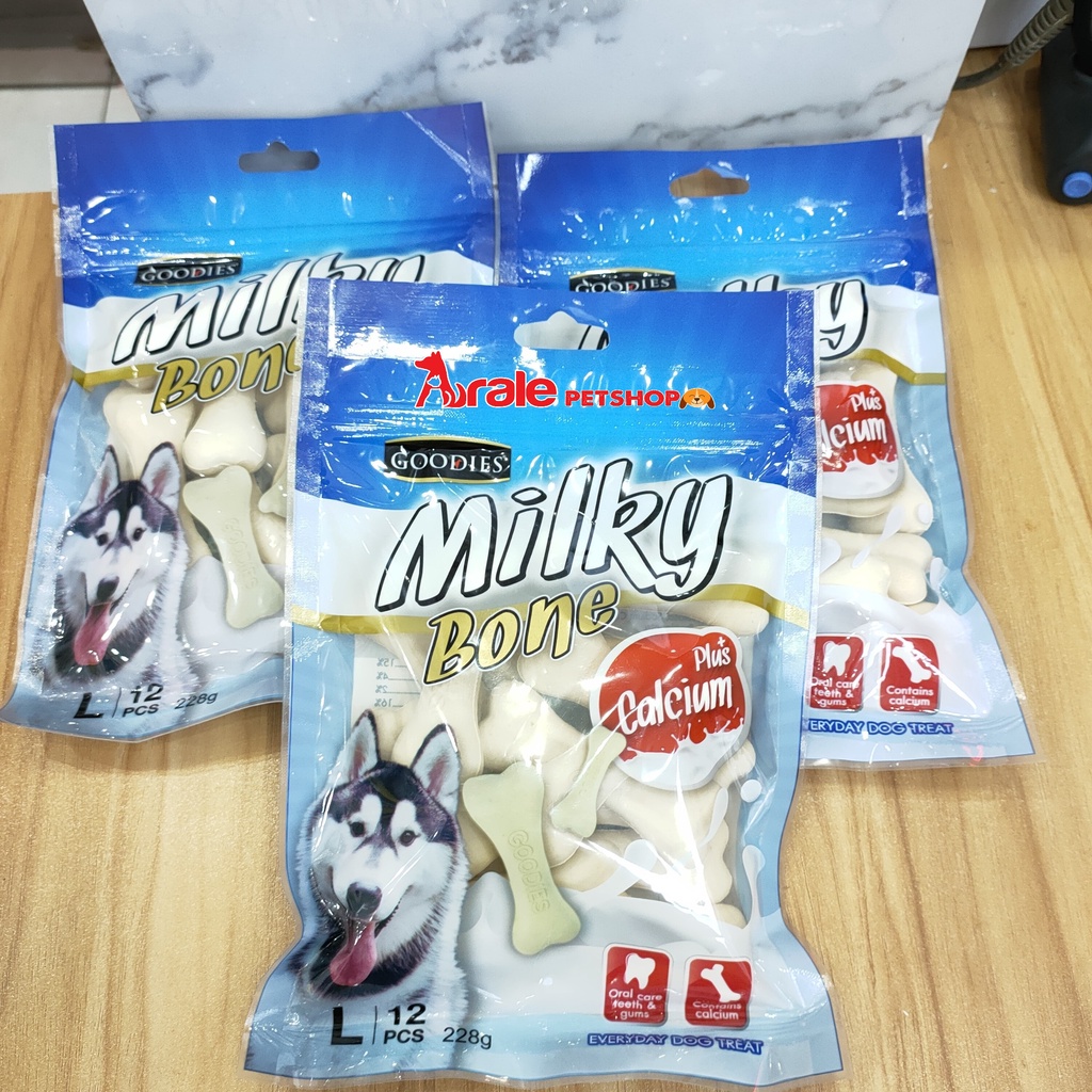 Xương sữa Goodies Milky Bone cho chó 220g