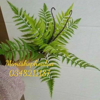 Cây giả - cụm dương sỉ nhựa 9 lá