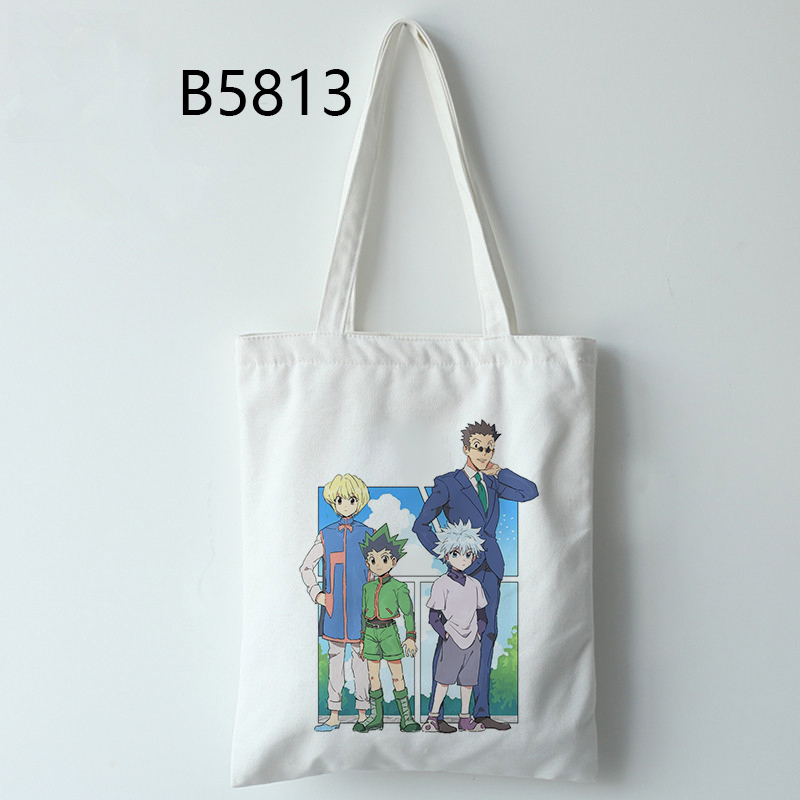 Hunter X Hunter Anime Túi Vải Hoạt Hình Thời Trang Mua Sắm Túi Sách Đi Học