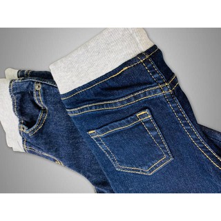 Quần Jean Bé Gái C&J Lưng Thun Màu Basic