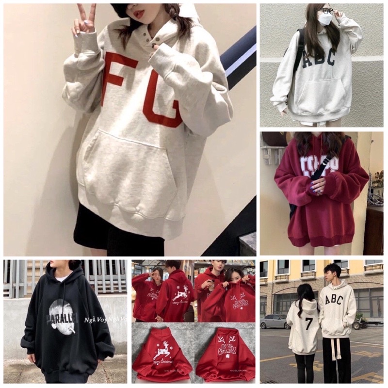 [Xả Kho 03]Áo Nỉ Hoodie Fom Rộng UNISEX Nam Nữ❤️Hoodies Tay Bồng Mũ Túi Bụng Ulzzang Hot Hit 2021