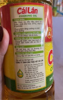 Dầu Thực Vật Cái Lân 1 lít