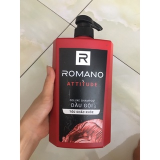 {date moi }dầu gội Romano đỏ 650g