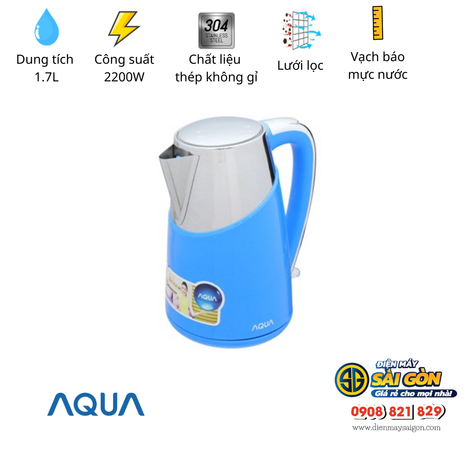 Ấm Đun Siêu Tốc Aqua AJK-F615 1.7 lít