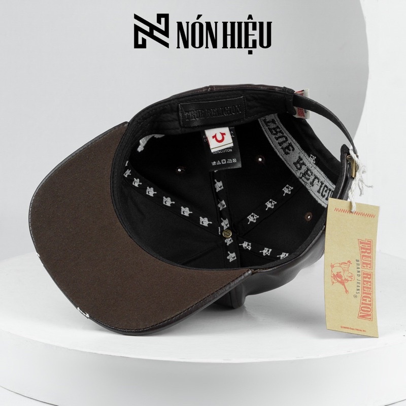 Nón Ông địa Snapback Da MADE IN USA Full Tem Mark hãng