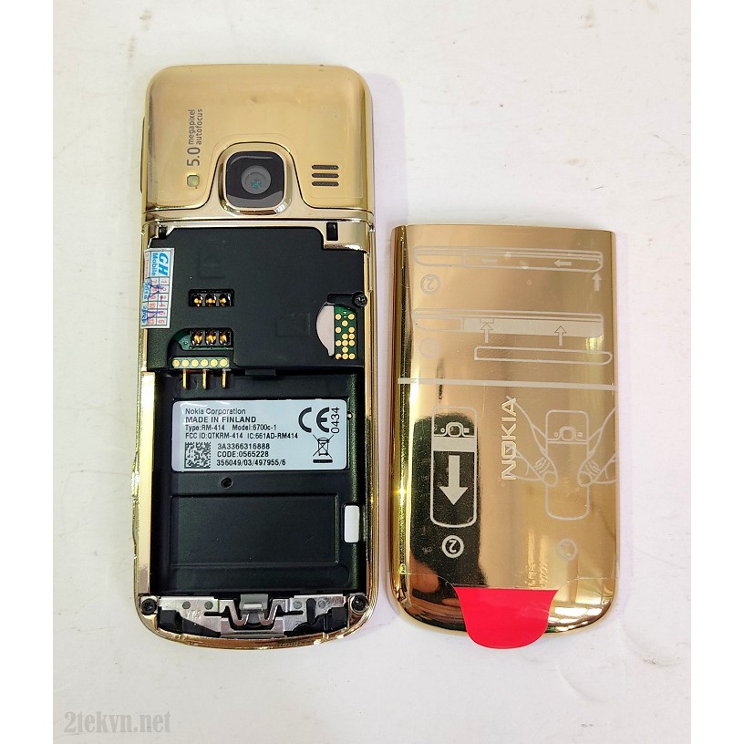 Điện thoại Nokia 6700 Gold chính, hãng bao đẹp - Bảo hành 12 tháng