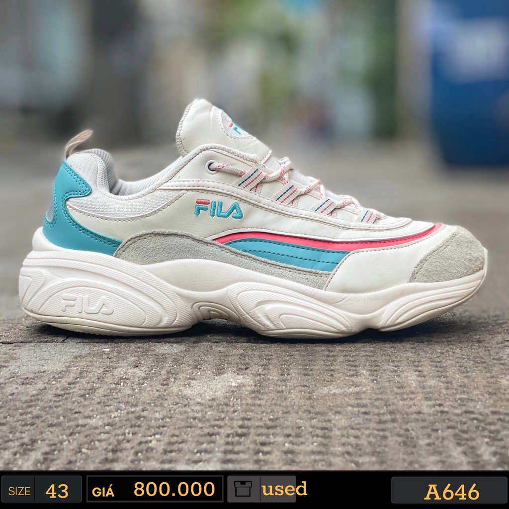 Giày Cũ  FILA RAY RUN Size 43 2hand chính hãng cam kết real trọn đời - Giày Cũ Sài Gòn