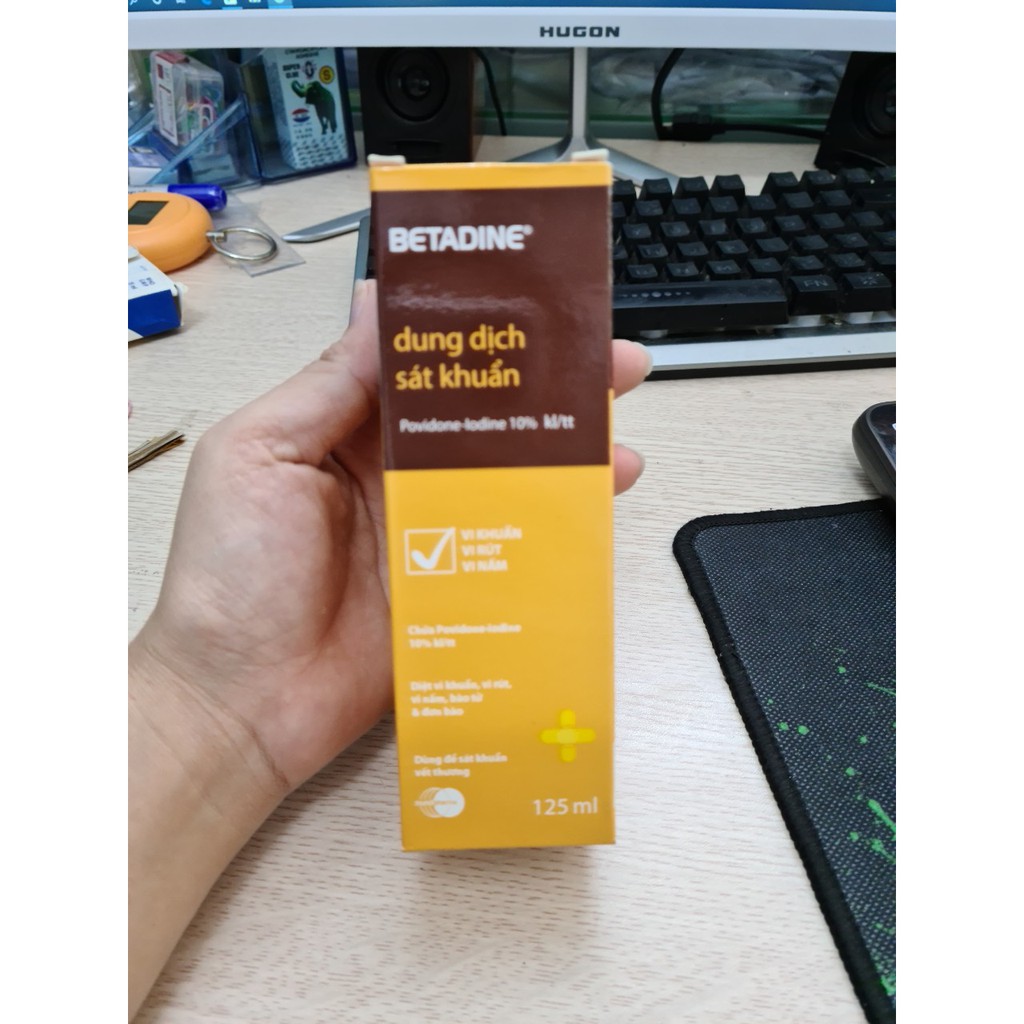 Dung dịch Betadine sát khuẩn 125ml