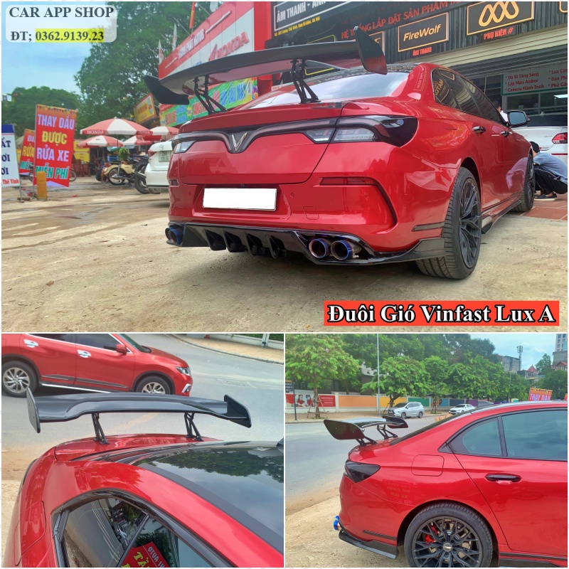 Đuôi Gió Thể Thao Hàng Loại 1 Cao Cấp Lắp Chung Cho Dòng Xe Sedan