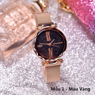 Đồng hồ nữ DIMINI nam châm dây lụa tuyệt đẹp