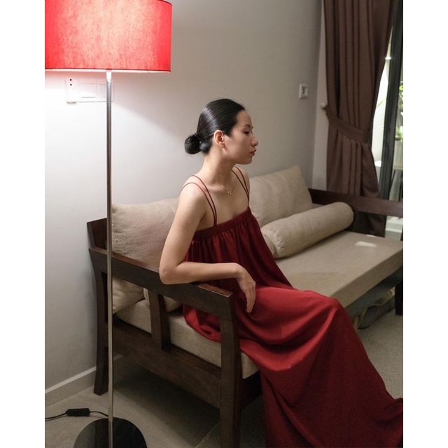 MAUVE - Pass đầm Mauve màu đỏ đô