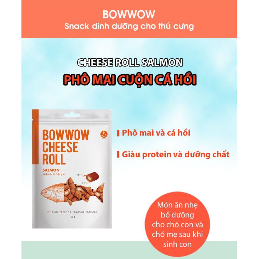 PHÔ MAI CUỘN CÁ HỒI BOWWOW