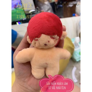 [Kích thước 30cm x 30cm] Vải lông nhung mềm mịn dùng may gối handmade, doll, outfit doll, thú bông