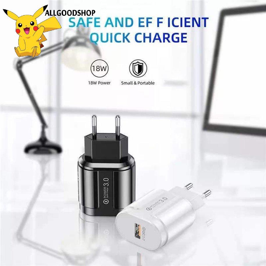 ⚡Củ sạc nhanh 18W 3 USB sạc Nhanh QC 3.0