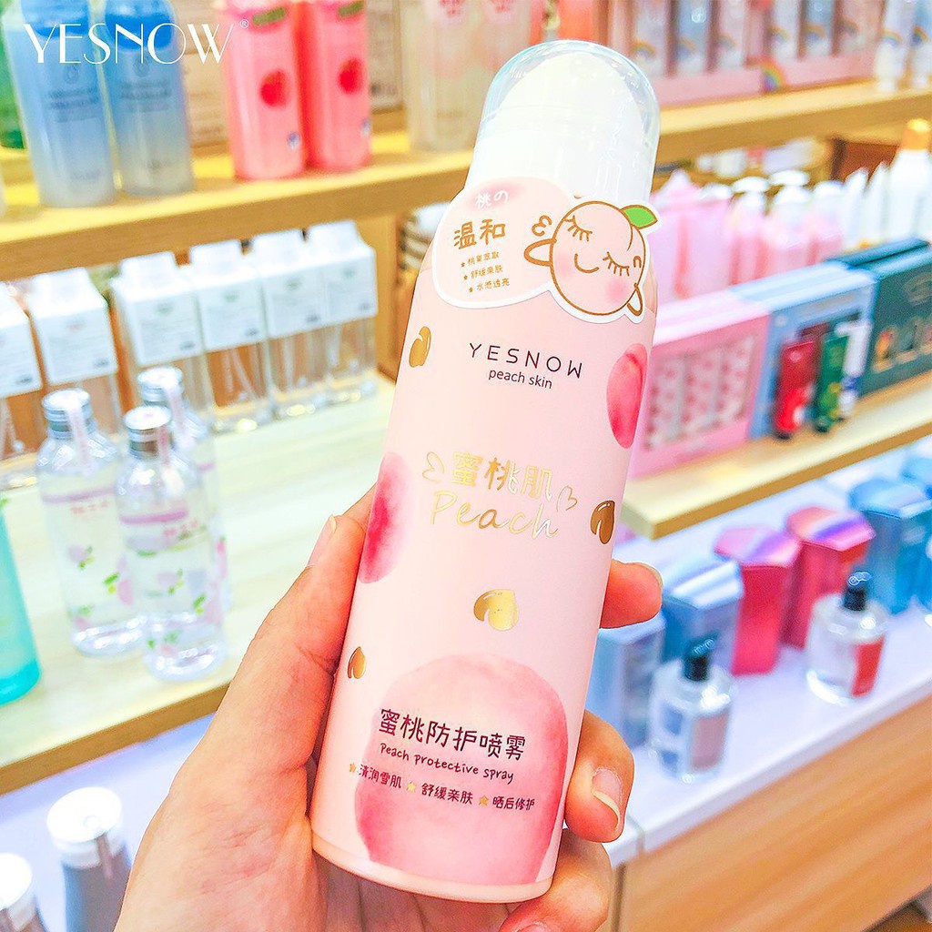 [YESNOW] Xịt bảo vệ nâng tone Yesnow Peach Skin 150ml