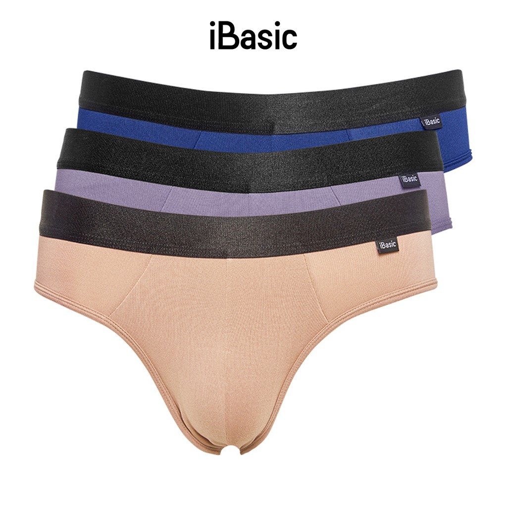 Combo 3 quần lót nam thun mềm mại brief Espresso iBasic PANM102