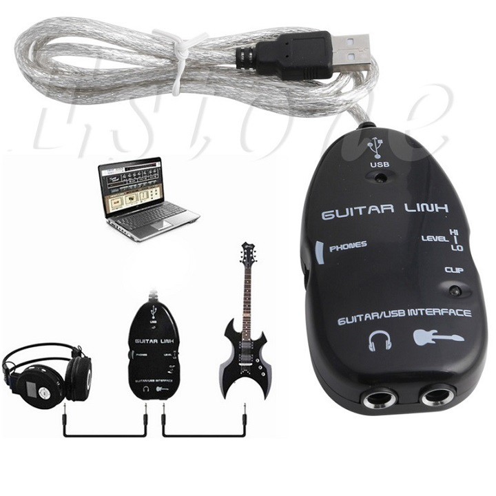 Cáp USB Guitar Link kết nối đàn guitar với máy tính - Phụ kiện Guitar - Cable Usb guitar