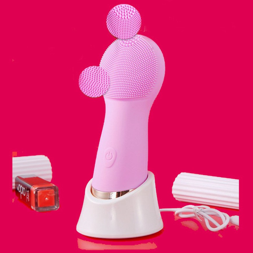 . Máy Rửa Mặt – Massage- Mặt Bằng Sóng Âm Silicon Thông minh-Giảm Gía Cực Sốc MUA NGAY