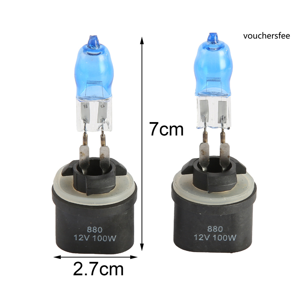Set 2 Đèn Sương Mù Lbgz-307 100w 12 Volt 880 Dành Cho Ô Tô