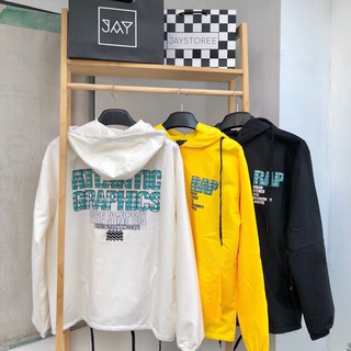 (4.8sao) ÁO KHOÁC DÙ Rap Atlantic Graphics (M790 - Kèm Ảnh Thật - Có Form Rộng XL)