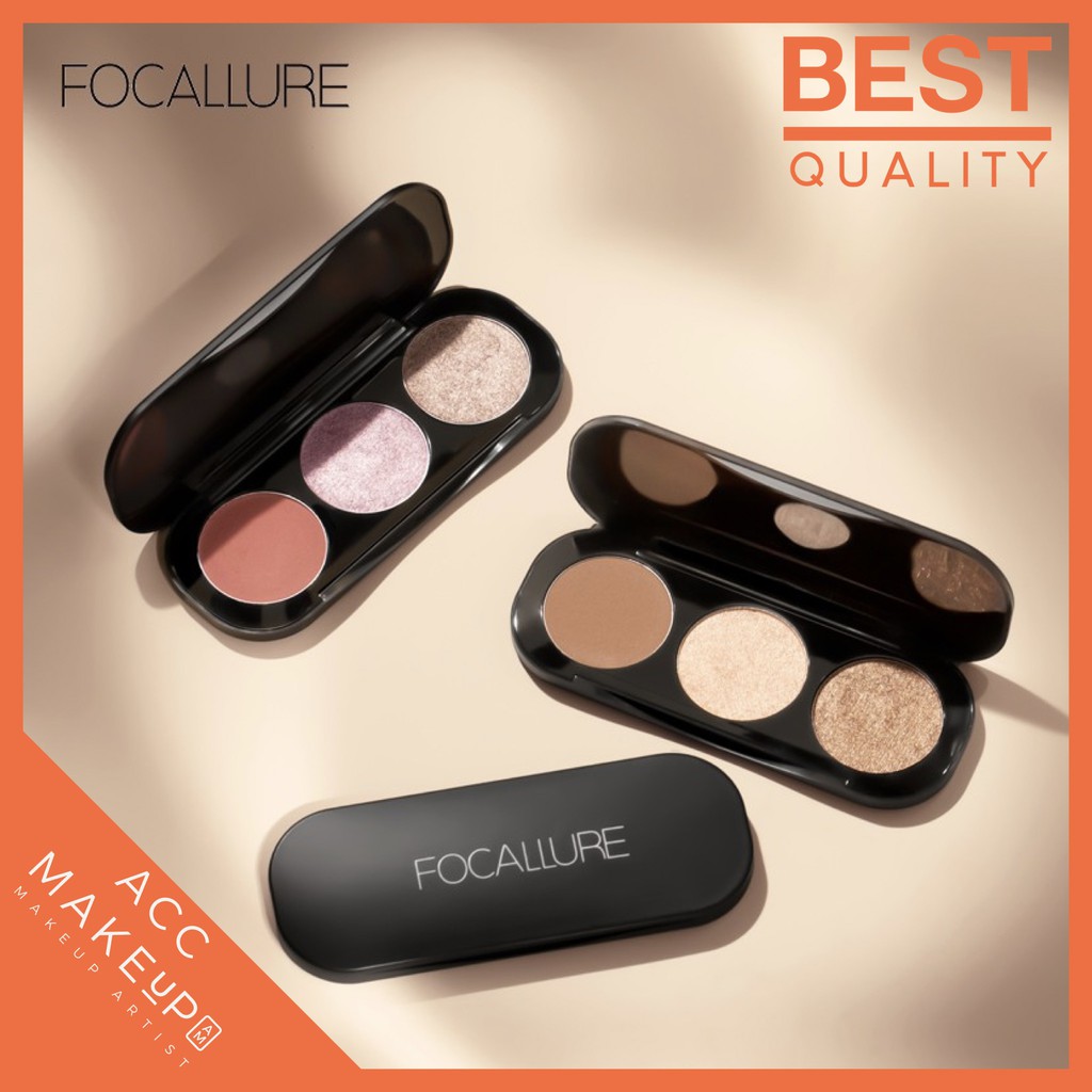 (hàng Mới Về) Bảng Phấn Bắt Sáng / Má Hồng Focallure 3 Màu 103 | BigBuy360 - bigbuy360.vn
