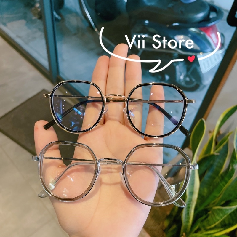 Kính mắt kim loại vintage đa giác 110