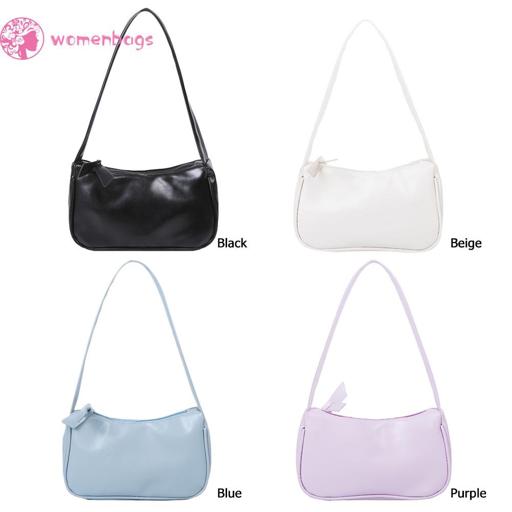 Túi xách da PU màu trơn thời trang nữ tính | BigBuy360 - bigbuy360.vn