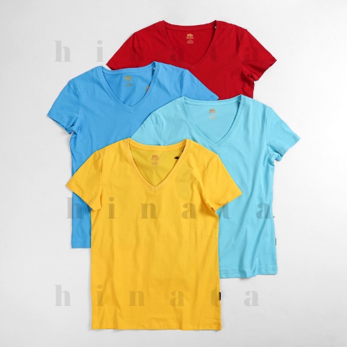 Áo Thun Nữ Trơn Cổ Tim , Áo Phông Nữ Basic 100 Cotton Cao Cấp Hàng Hiệu Đẹp Thoáng Mát Tay Ngắn Nhiều Màu