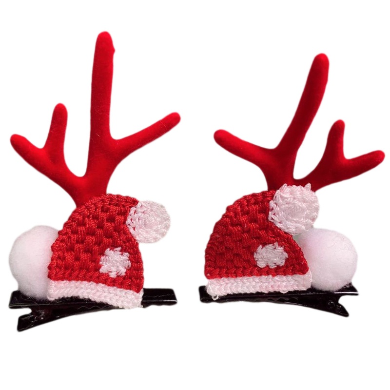 Kẹp Tóc Hình Sừng Tuần Lộc Giáng Sinh