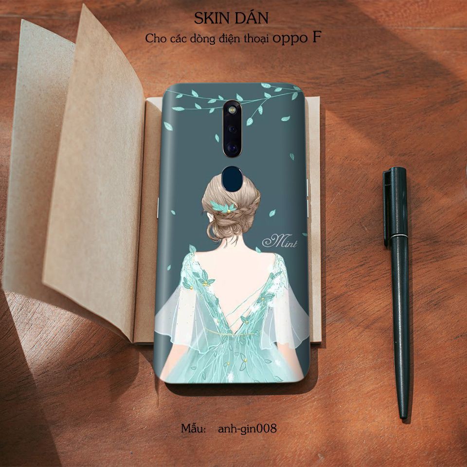 Skin dán cho các dòng điện thoại Oppo F3 - F3 plus - F5 - F7  in hình cực đáng yêu