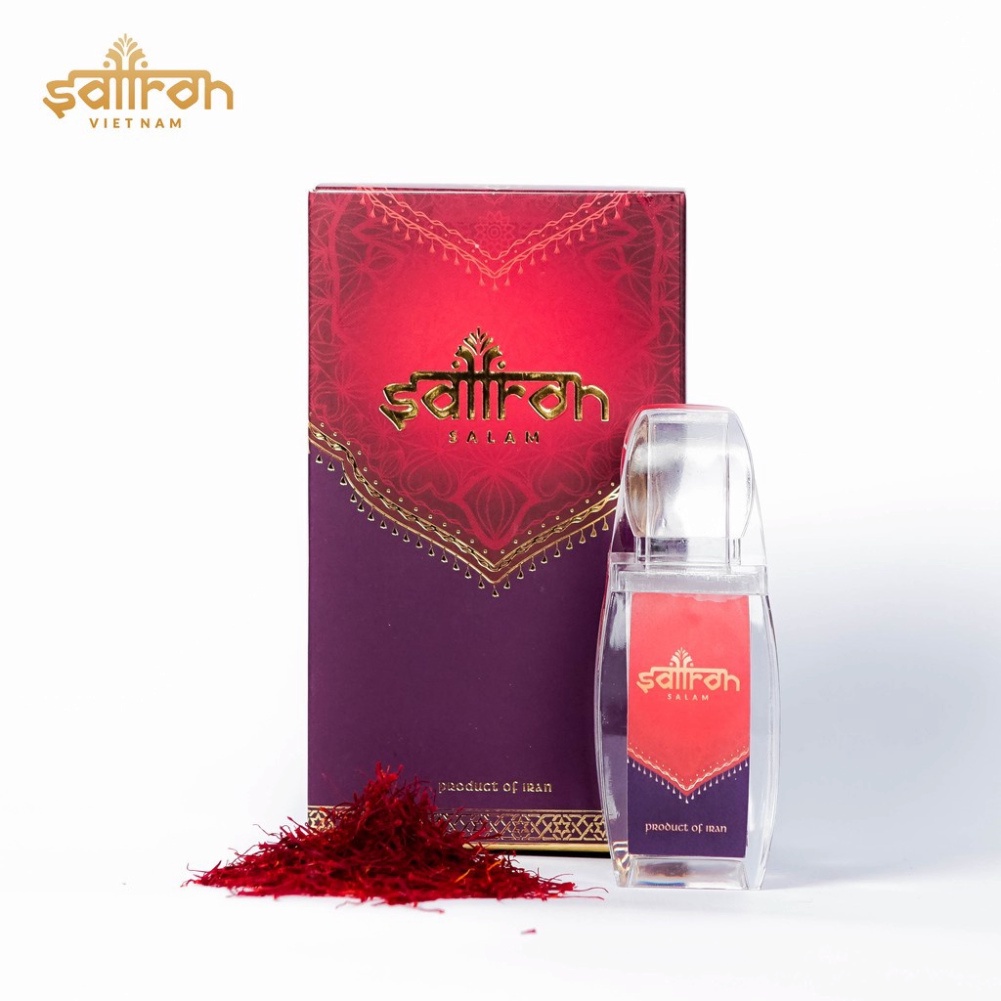 Nhụy hoa nghệ tây Saffron Salam Set 3gr  Thương hiệu Saffron Việt Nam