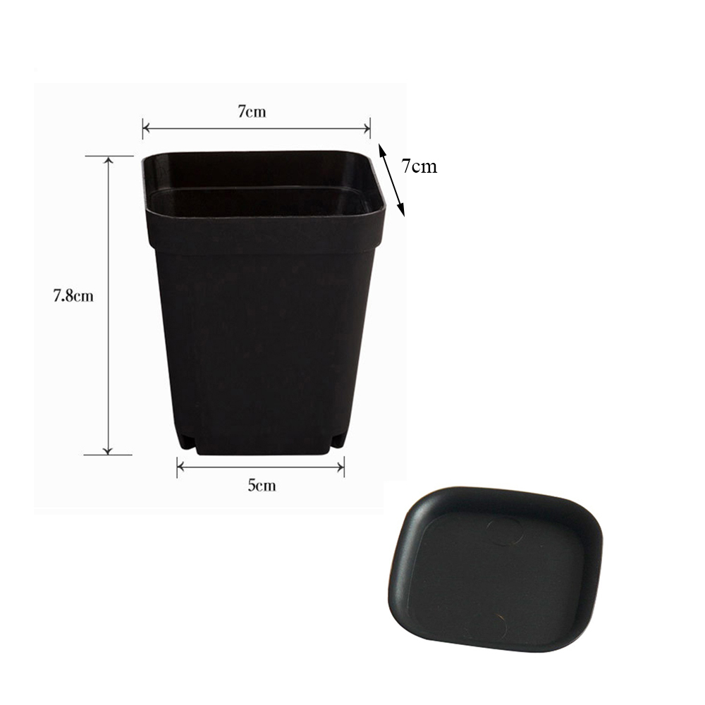 Chậu Hoa Bằng Nhựa Mini Nhiều Màu Trang Trí Sân Vườn