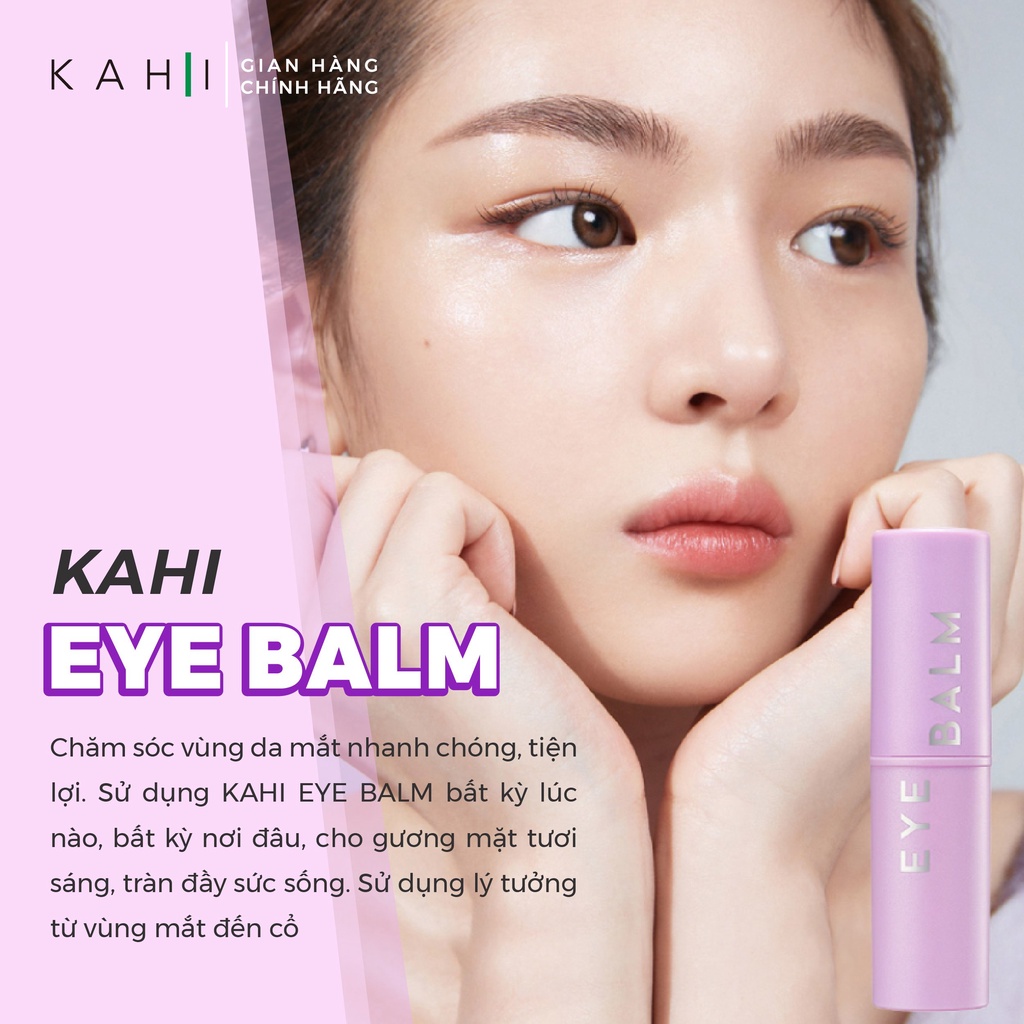 KAHI EYE BALM- Sáp dưỡng cải thiện quầng thâm, tăng cường đàn hồi vùng da mắt