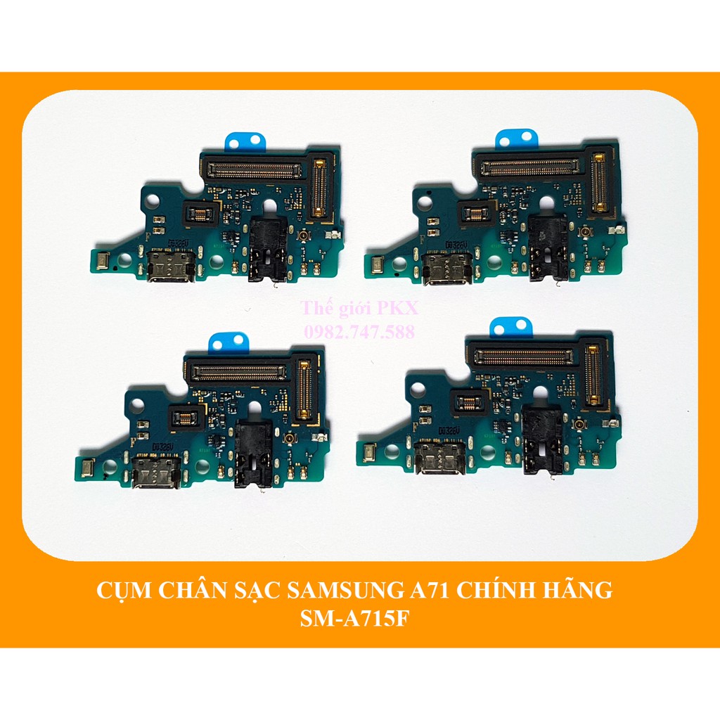 Cụm sạc Samsung Galaxy A71 chính hãng A715F | Cụm đuôi sạc, tai nghe, Micro Samsung A71