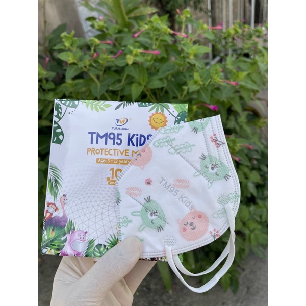 Khẩu trang trẻ em N95 TM [ Hộp 10 cái ] Khẩu trang Y Tế e bé kháng khuẩn Chính hãng | BigBuy360 - bigbuy360.vn