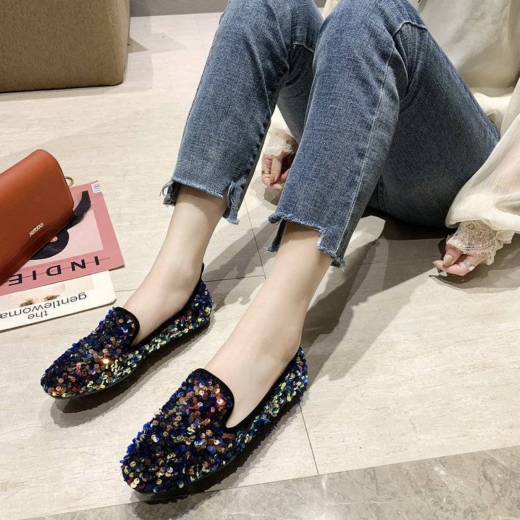 [in stock] fashion leather shoes girl trend net red flash sandals women's shoes single shoes | BigBuy360 - bigbuy360.vn