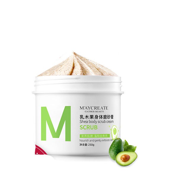 Tẩy Tế Bào Chết Bơ Maycreate Gather Beauty 250g ( Hộp )