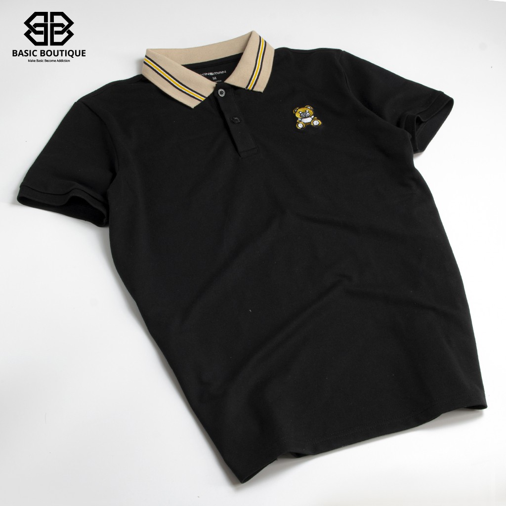 Áo Phông Nam Polo , Áo Cá Sấu Nam Con Gấu Xuất Xin Chuẩn Form Trẻ Trung Thanh Lịch - Basic Boutique | BigBuy360 - bigbuy360.vn