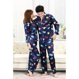 Bộ Đồ Ngủ Lụa Dài Tay Cho Cặp Đôi Y2642